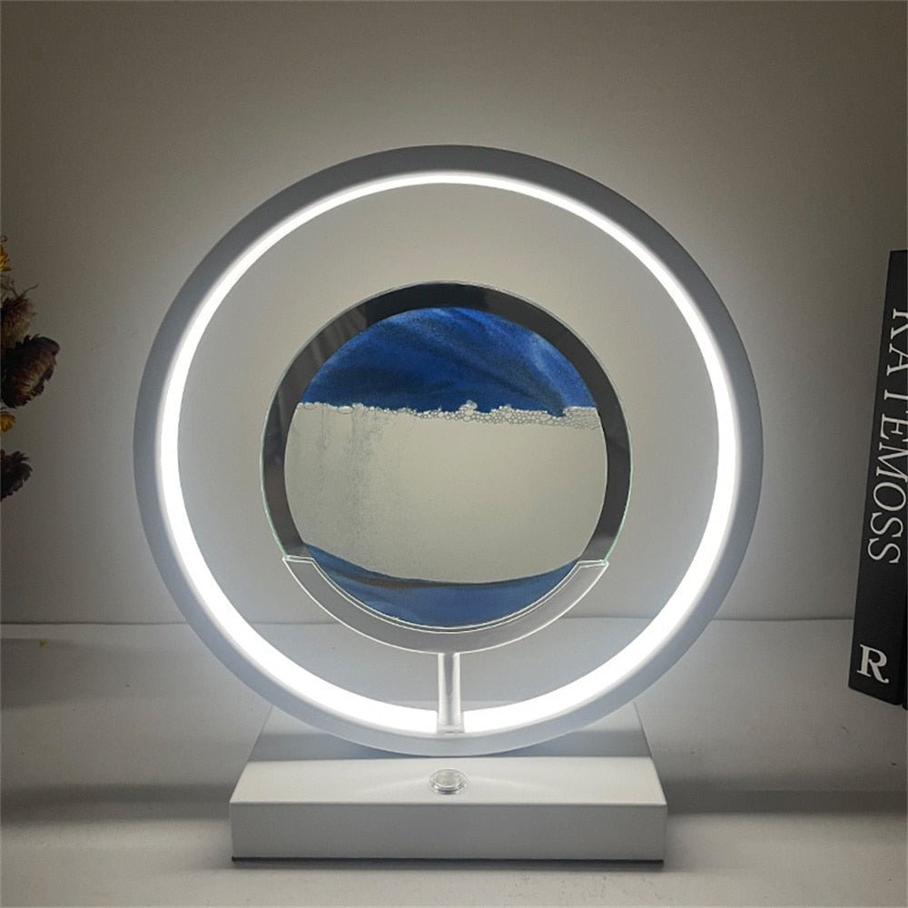 LUMISAND – 3D LED Flowing Sand Art Table Lamp with USB Charging | Kalsten