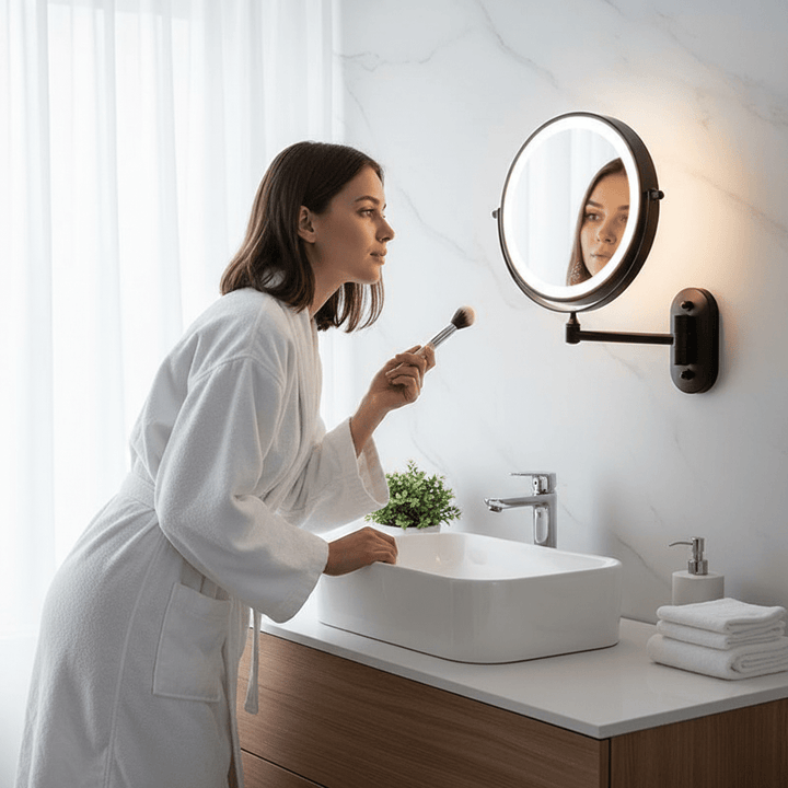 Kalsten | LUMIVIEW – Rechargeable LED Magnifying Mirror with Touch Control