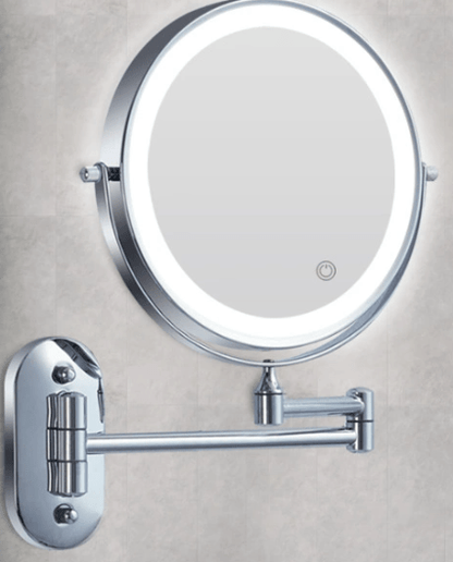LUMIVIEW – Rechargeable LED Magnifying Mirror with Touch Control