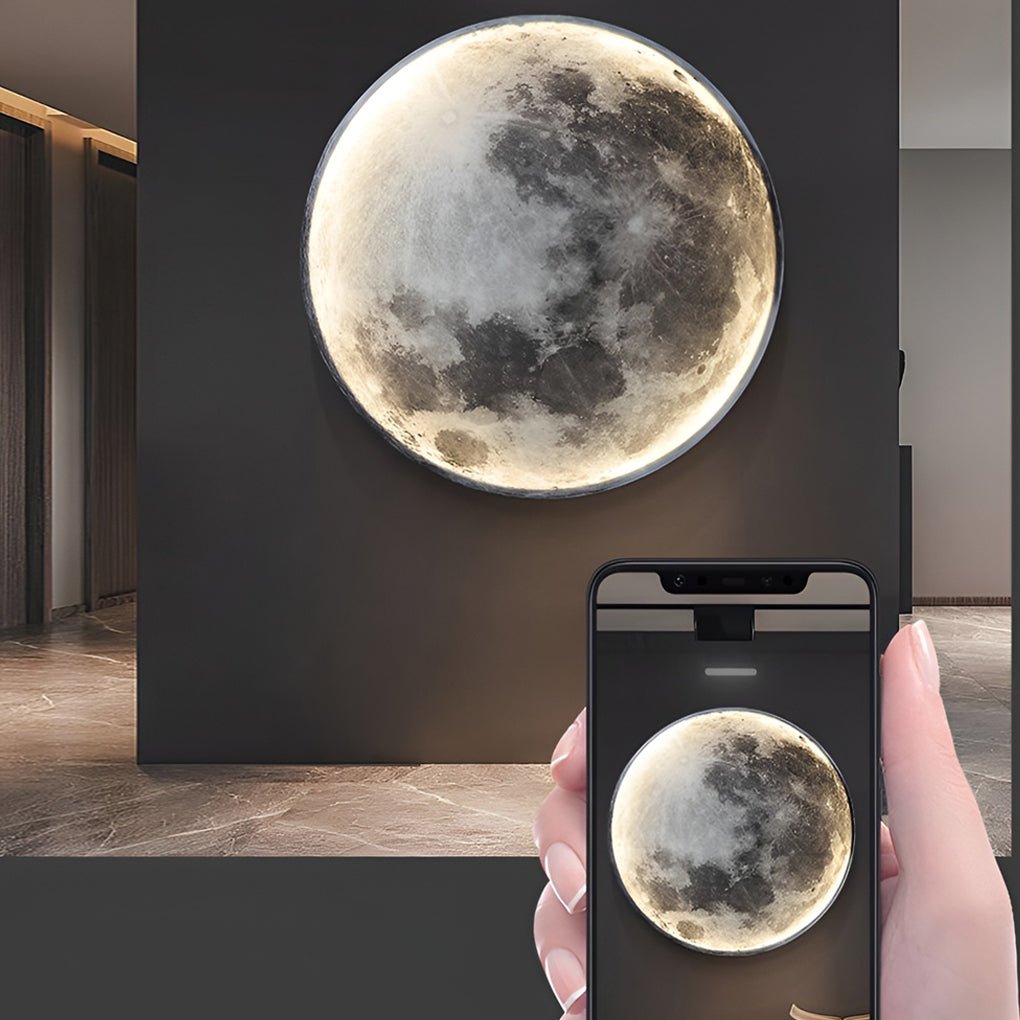 Lunar Moon Dimmable LED Modern Wall Lamp Wall Sconces Lighting Wall Lights | Kalsten