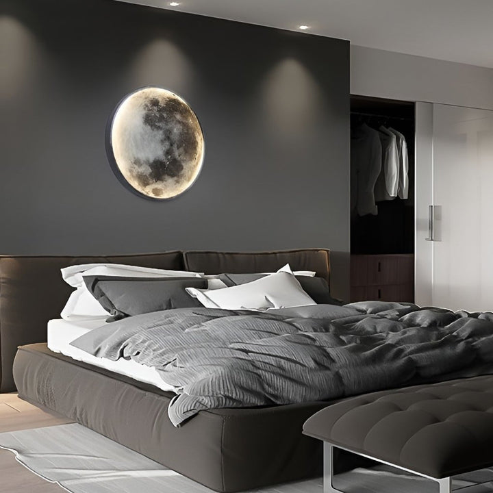 Lunar Moon Dimmable LED Modern Wall Lamp Wall Sconces Lighting Wall Lights | Kalsten