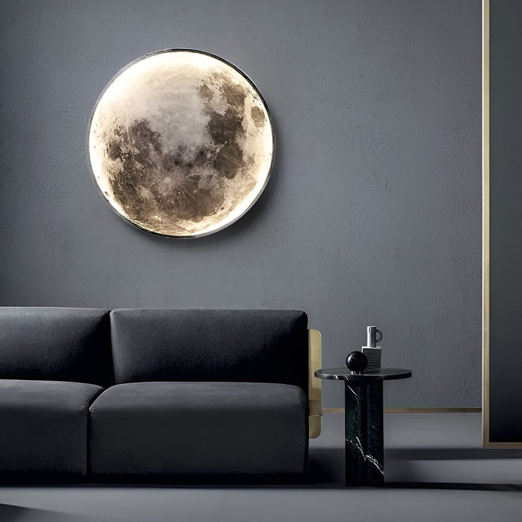 Lunar Moon Dimmable LED Modern Wall Lamp Wall Sconces Lighting Wall Lights | Kalsten