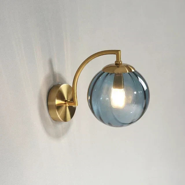 Luxury Modern Glass Wall Lamp - CrystalGlow