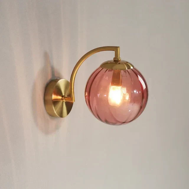 Luxury Modern Glass Wall Lamp - CrystalGlow