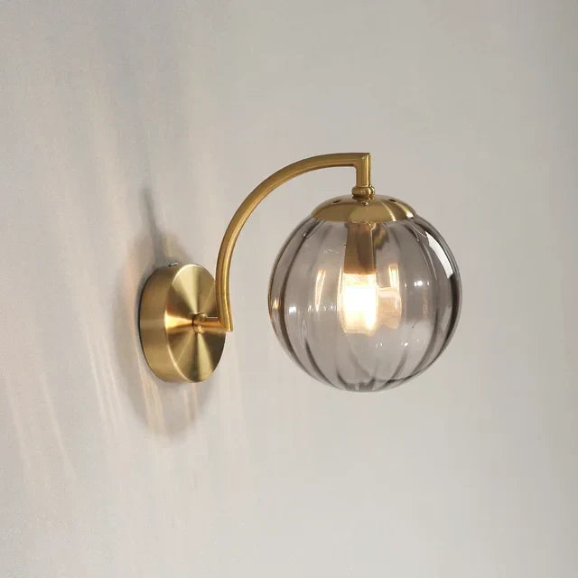 Luxury Modern Glass Wall Lamp - CrystalGlow