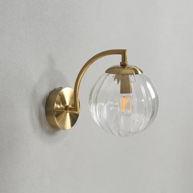 Luxury Modern Glass Wall Lamp - CrystalGlow
