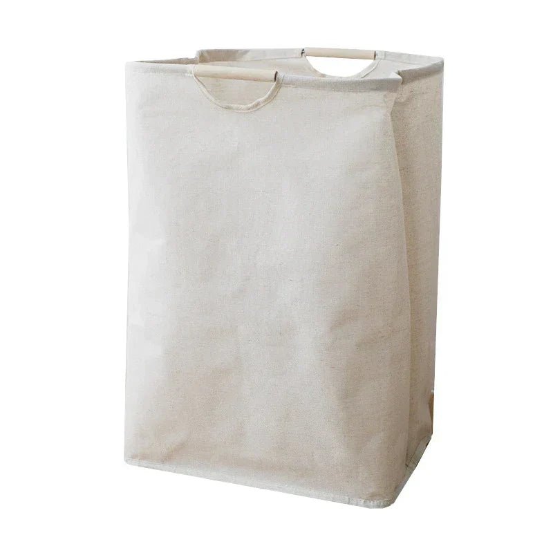 Kalsten | LuxeFold Hamper – Elegant Cotton-Linen Laundry Organizer
