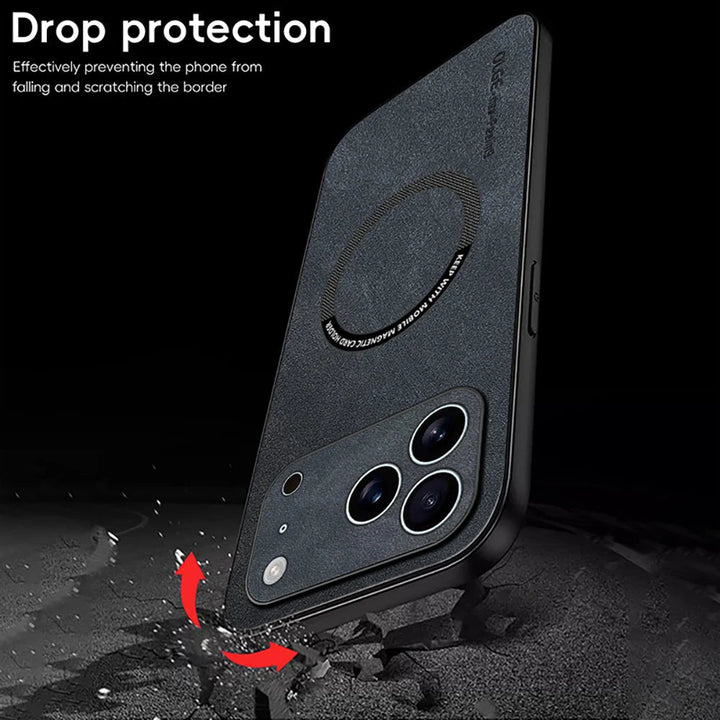 Kalsten | LUXEGUARD – Premium Leather Phone Case with MagSafe for iPhone