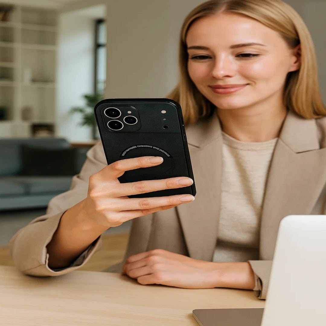 Kalsten | LUXEGUARD – Premium Leather Phone Case with MagSafe for iPhone
