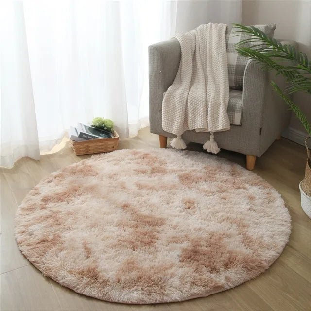 Kalsten | Velvéri Luxe FluffyMat Rug | Ultra-soft round plush rug for cozy home and bedroom décor