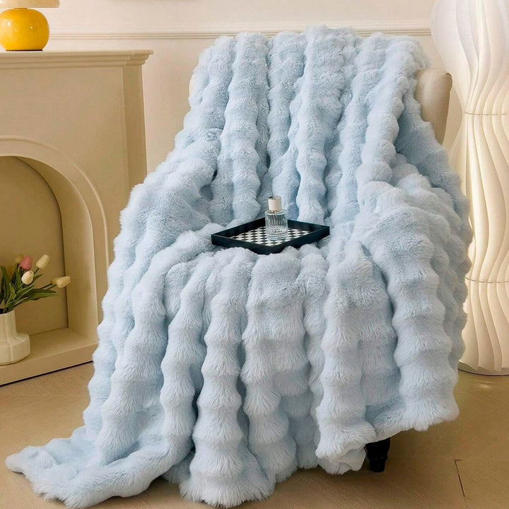 Soft Faux Fur Throw Blanket Kalsten