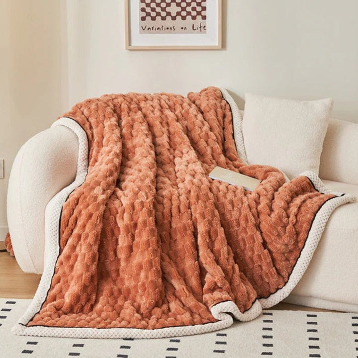 Plush Fleece Soft Throw Blanket Kalsten