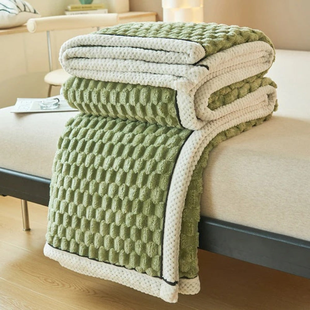 Plush Fleece Soft Throw Blanket Kalsten