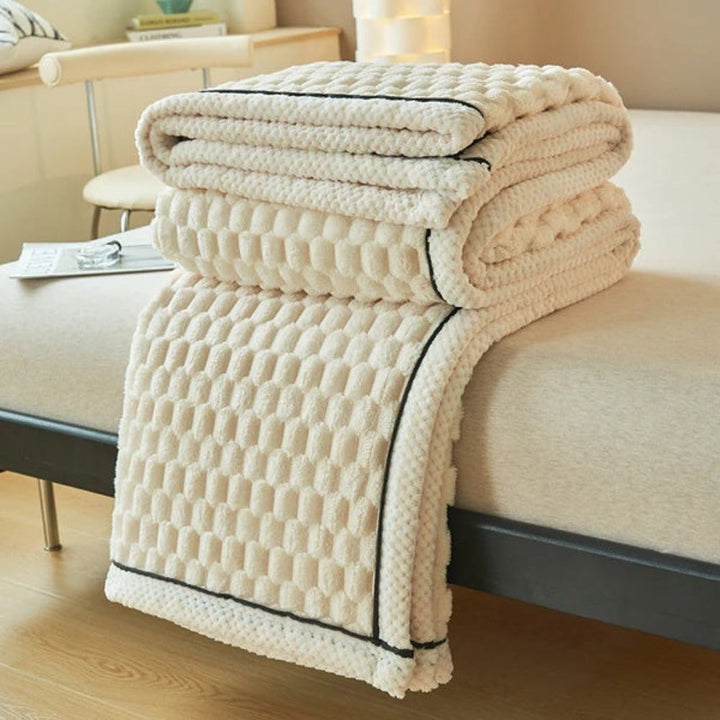 Plush Fleece Soft Throw Blanket Kalsten