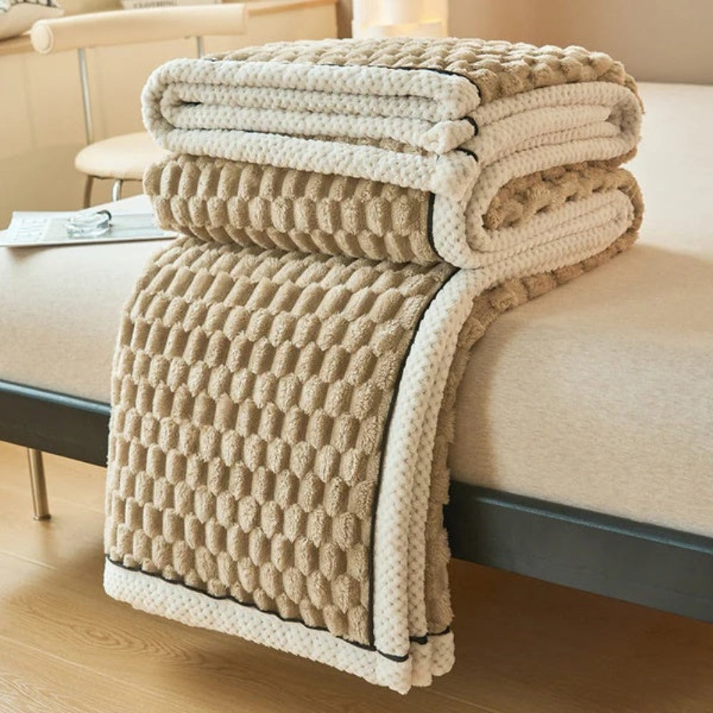 Plush Fleece Soft Throw Blanket Kalsten