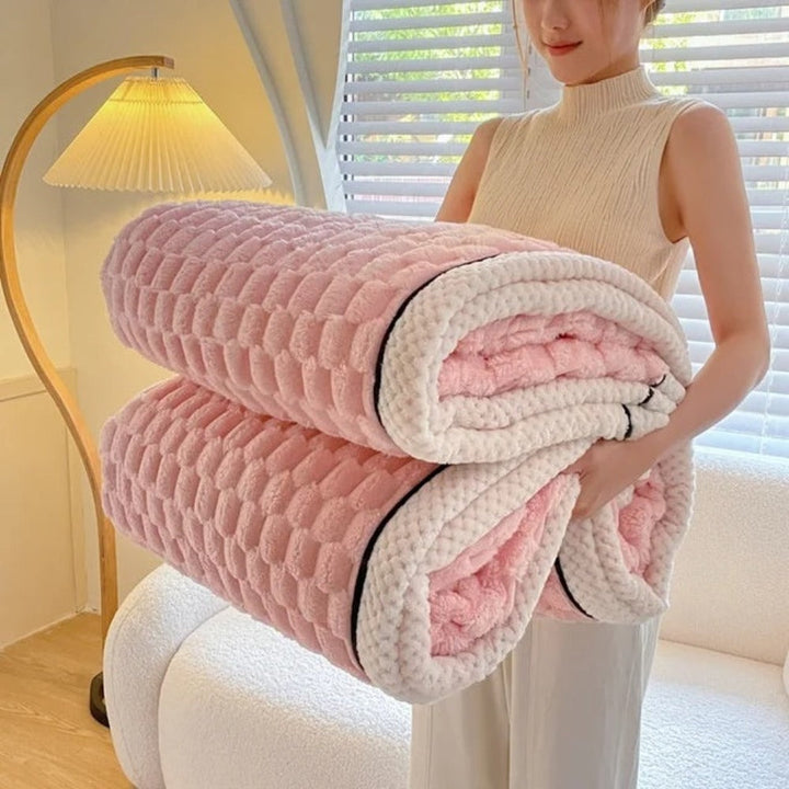 Plush Fleece Soft Throw Blanket Kalsten