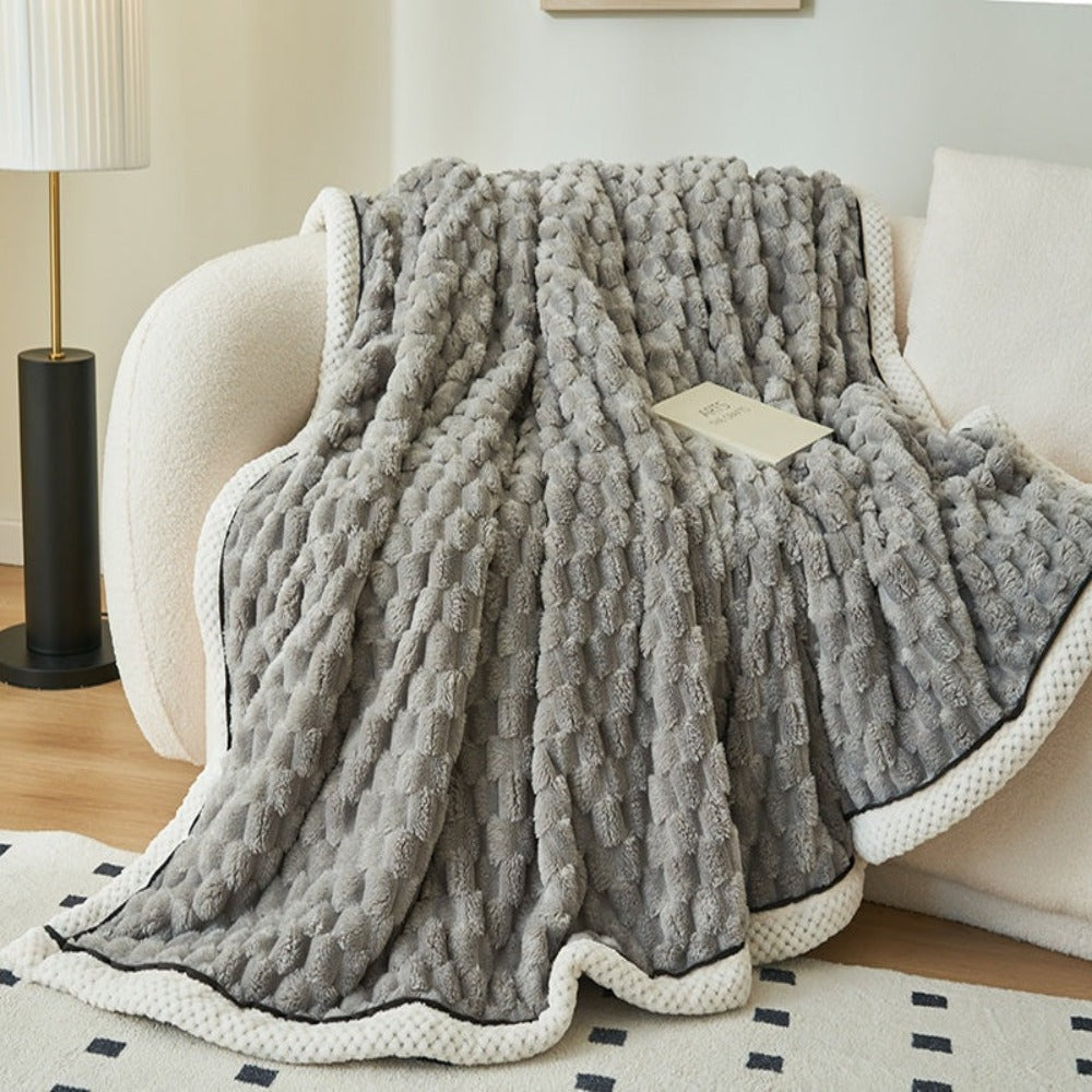 Plush Fleece Soft Throw Blanket Kalsten