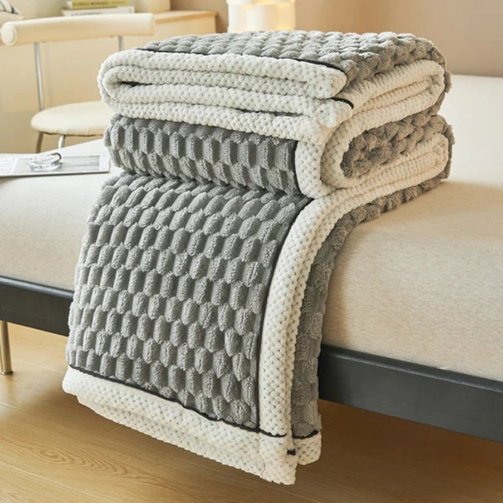 Plush Fleece Soft Throw Blanket Kalsten