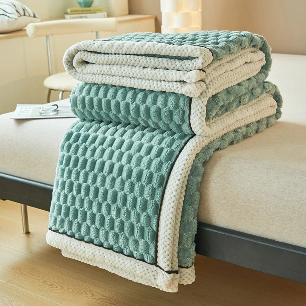 Plush Fleece Soft Throw Blanket Kalsten