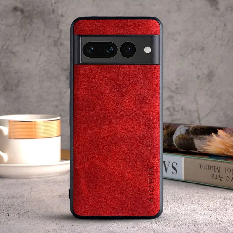 Kalsten | Luxurious Google Pixel 8/7/6 cases made of leather | Shockproof TPU protection