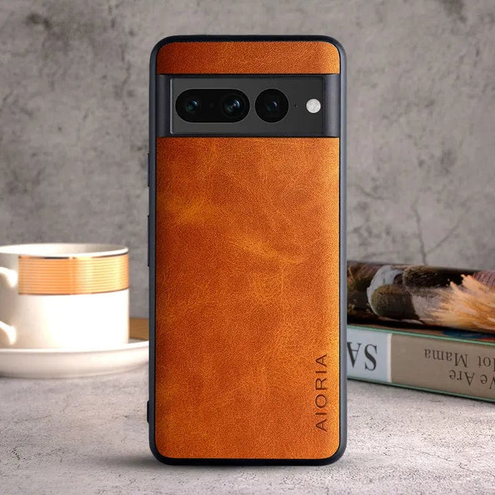 Kalsten | Luxurious Google Pixel 8/7/6 cases made of leather | Shockproof TPU protection
