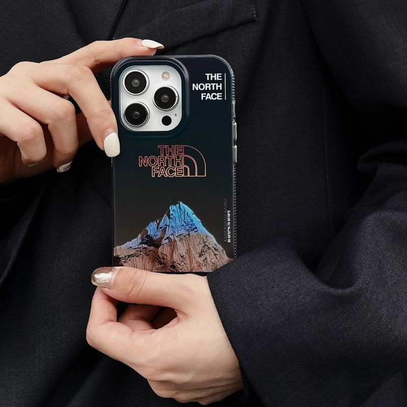 Kalsten | Galvanic Letters Snow Mountain Phone Case For iPhone