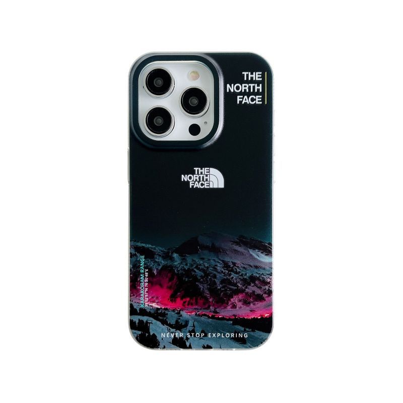 Kalsten | Galvanic Letters Snow Mountain Phone Case For iPhone