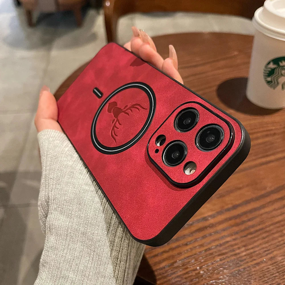 Leather Magnetic Protective Phone Case Kalsten