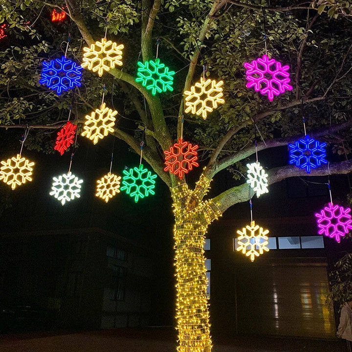 LED Snowflake Christmas Lights (IP65 Outdoor)