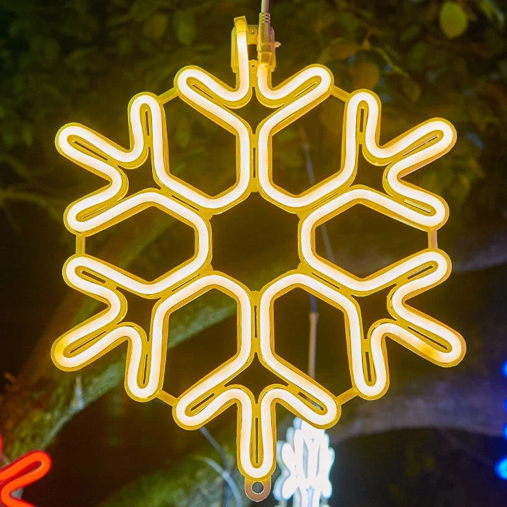 Outdoor LED Snowflake Christmas Lights Kalsten