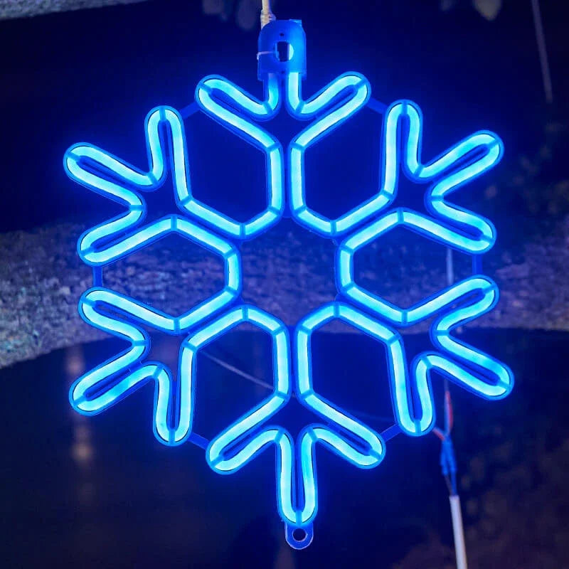 LED Snowflake Christmas Lights