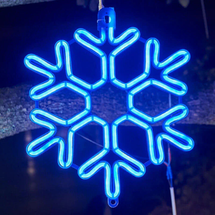 LED Snowflake Christmas Lights