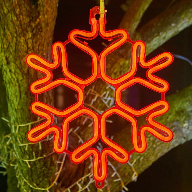 LED Snowflake Christmas Lights