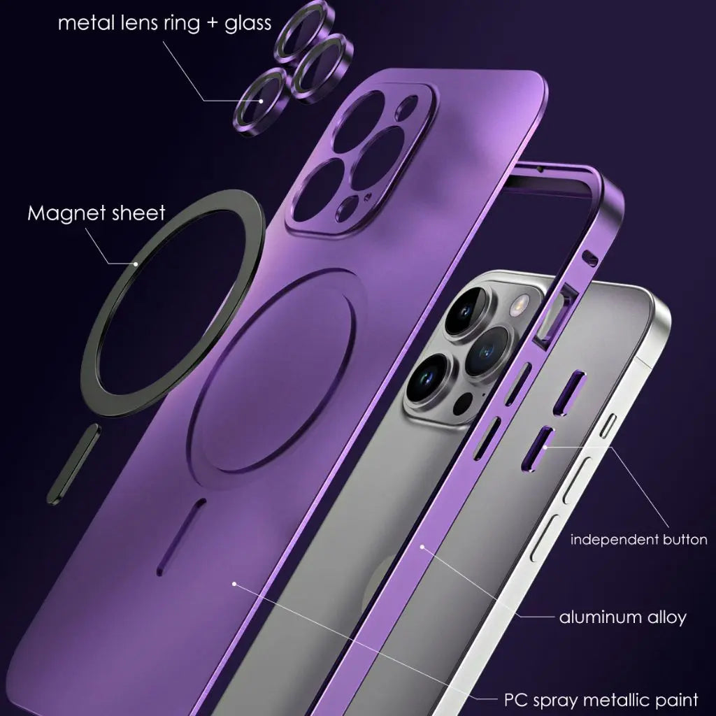 Magnetic Metal Phone Case – MagSafe Compatible Kalsten