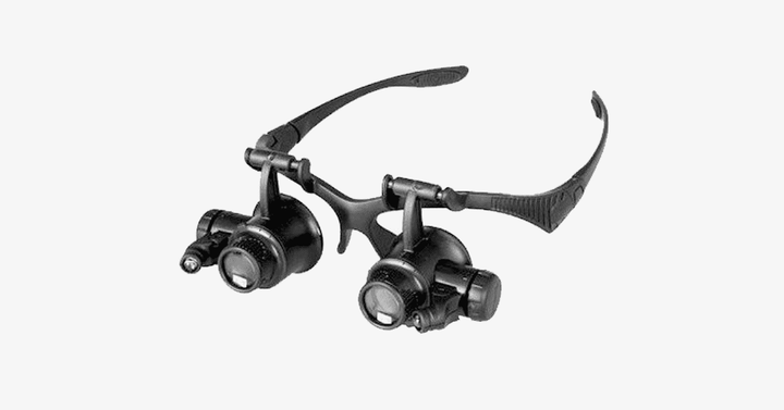 Magnifying Glass with Led Lights, Hands-free & Bright Light Settings | Kalsten