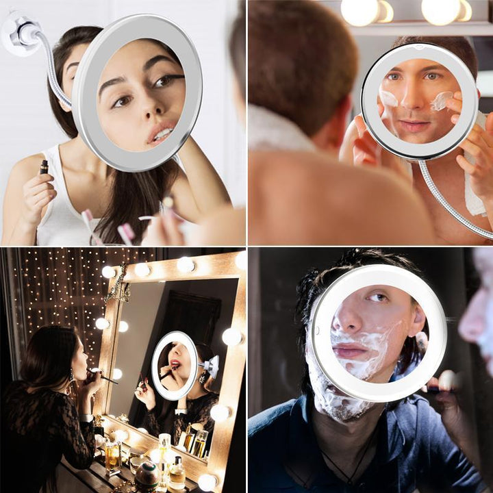 Kalsten | 10x Zoom LED Makeup Mirror