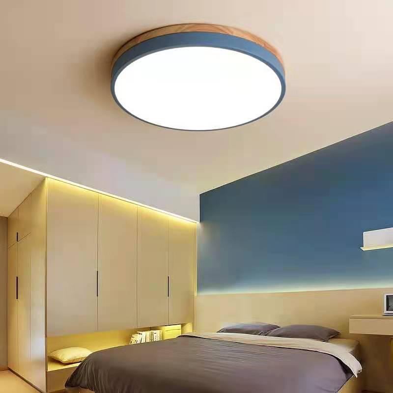 Wood LED Recessed Ceiling Light Kalsten