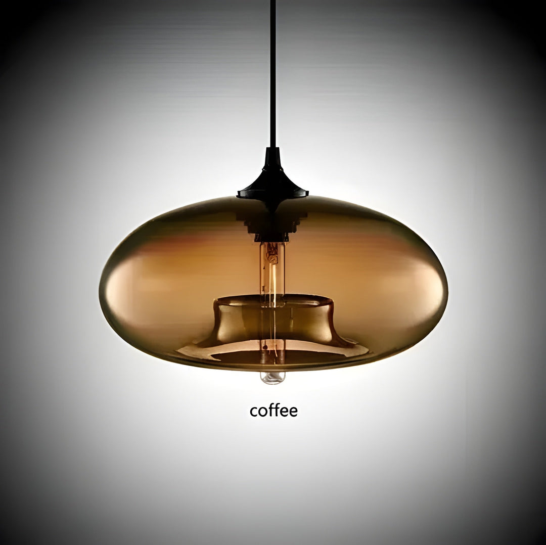 Colorful glass pendant light – Modern Nordic lighting for cozy spaces | Kalsten