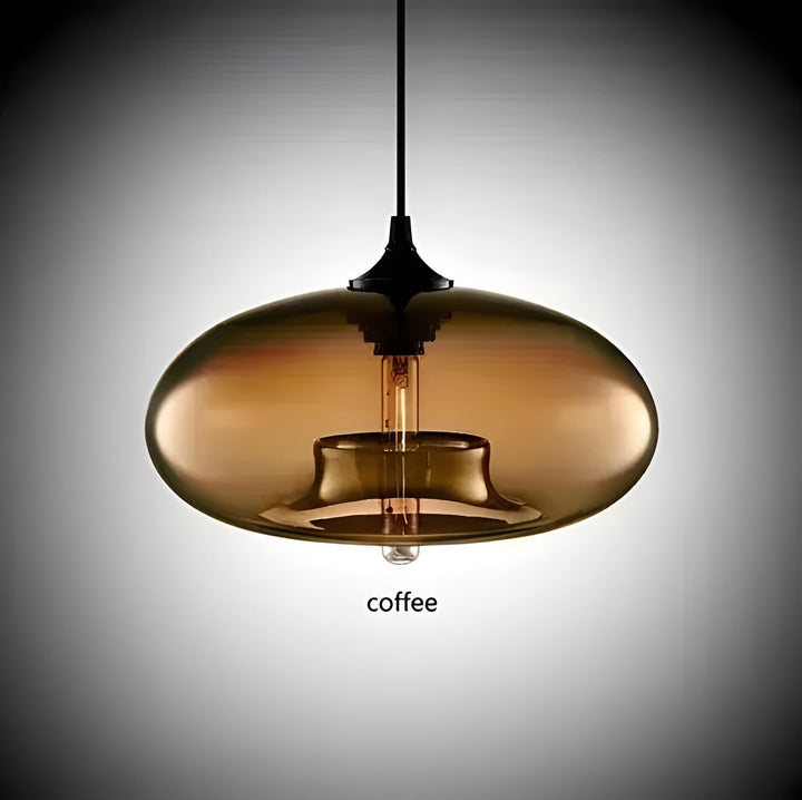 Colorful glass pendant light – Modern Nordic lighting for cozy spaces | Kalsten