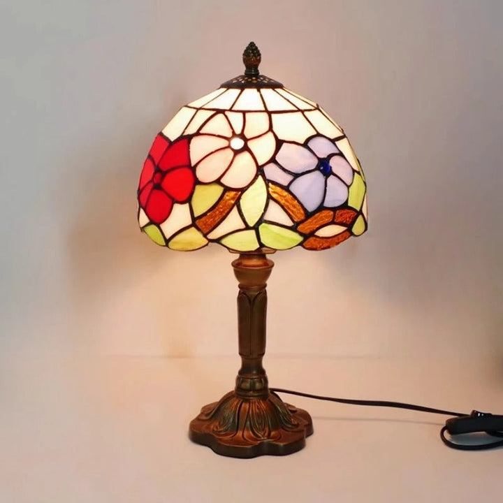 Table Lamp LED Baroque Retro E27 - Vintage Tiffany Glass | Kalsten
