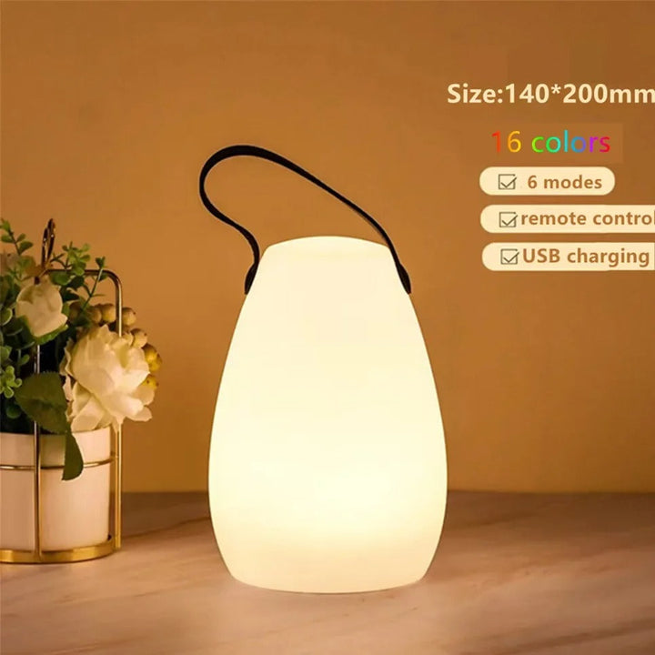 LuminaFusion Lamp – Portable Waterproof Cordless Table Lamp with Remote Control | Kalsten