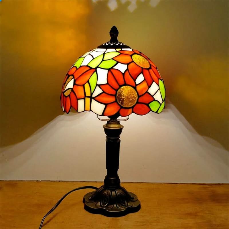 Kalsten | Retro Baroque Tiffany Glass LED Table Lamp E27