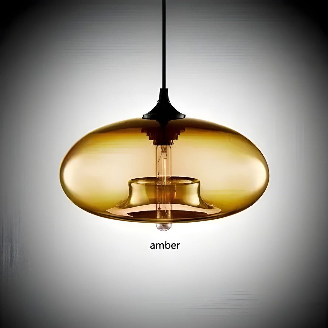 Colorful glass pendant light – Modern Nordic lighting for cozy spaces | Kalsten