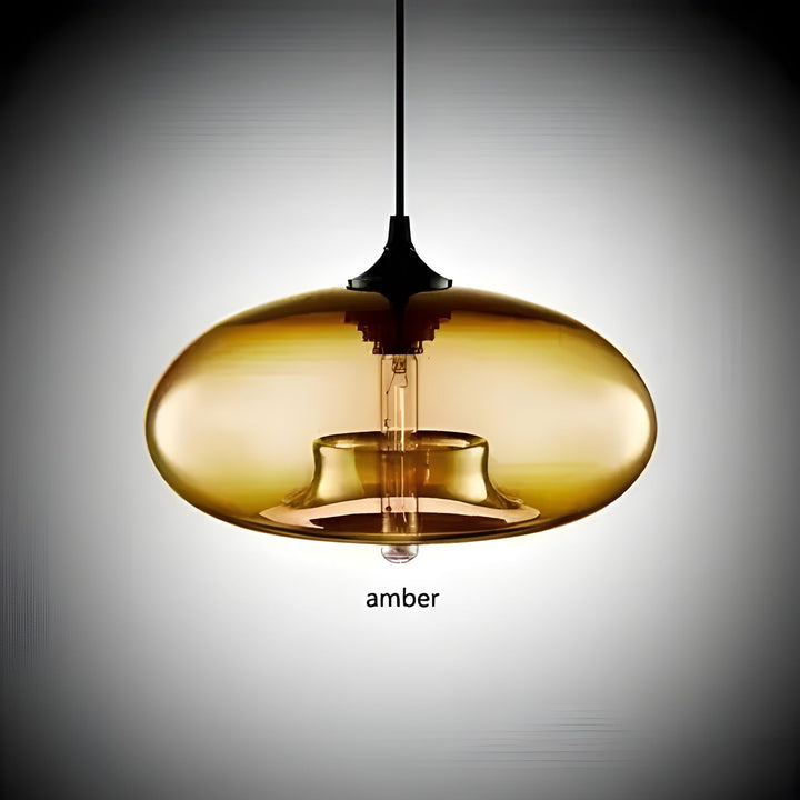 Colorful glass pendant light – Modern Nordic lighting for cozy spaces | Kalsten