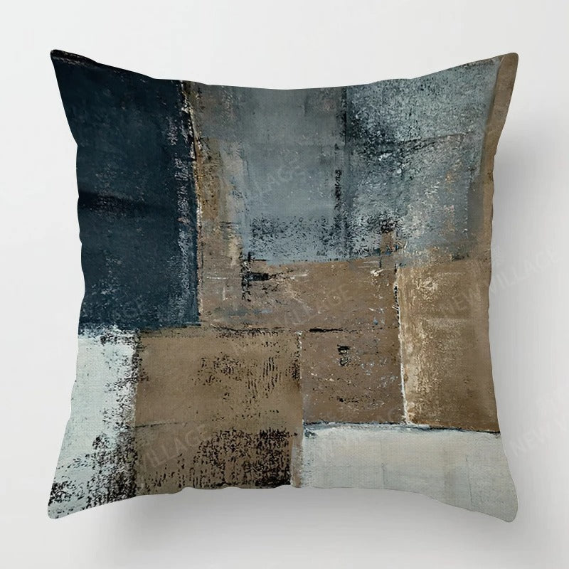 Three-Color Linen Cushion Cover - for a Modern Interior Kalsten
