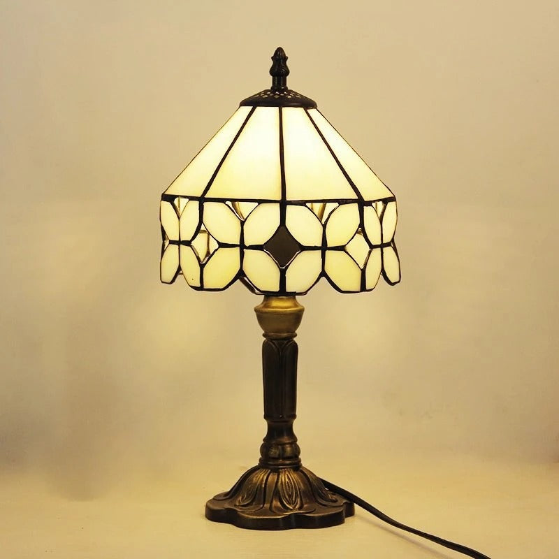Vintage Tiffany Glass Retro Baroque LED Table Lamp E27 Kalsten
