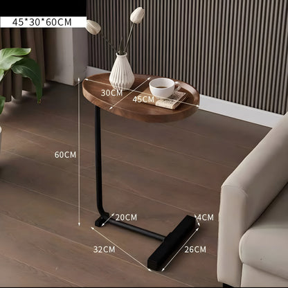 Small Rolling Coffee Table – Stylish & Versatile | Compact for Home, Hotel or Guest Room | Skanto