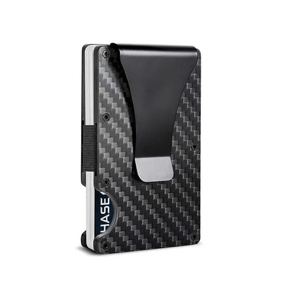 BowLift | Titanium Matte Cobalt Card Holder – Slim & Stylish RFID Wallet for Men & Women