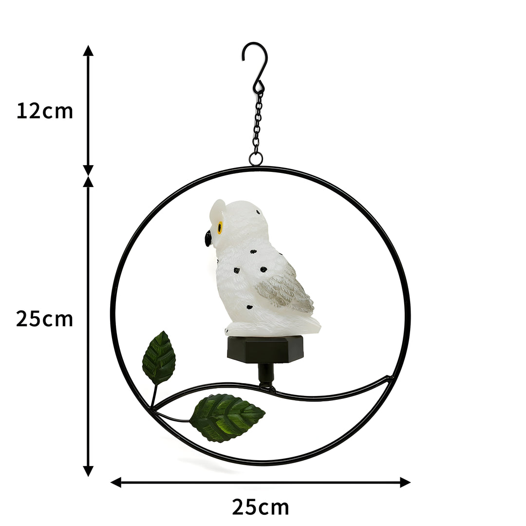 LumiOwl Light - Solar-powered Hanging Owl Light | Kalsten