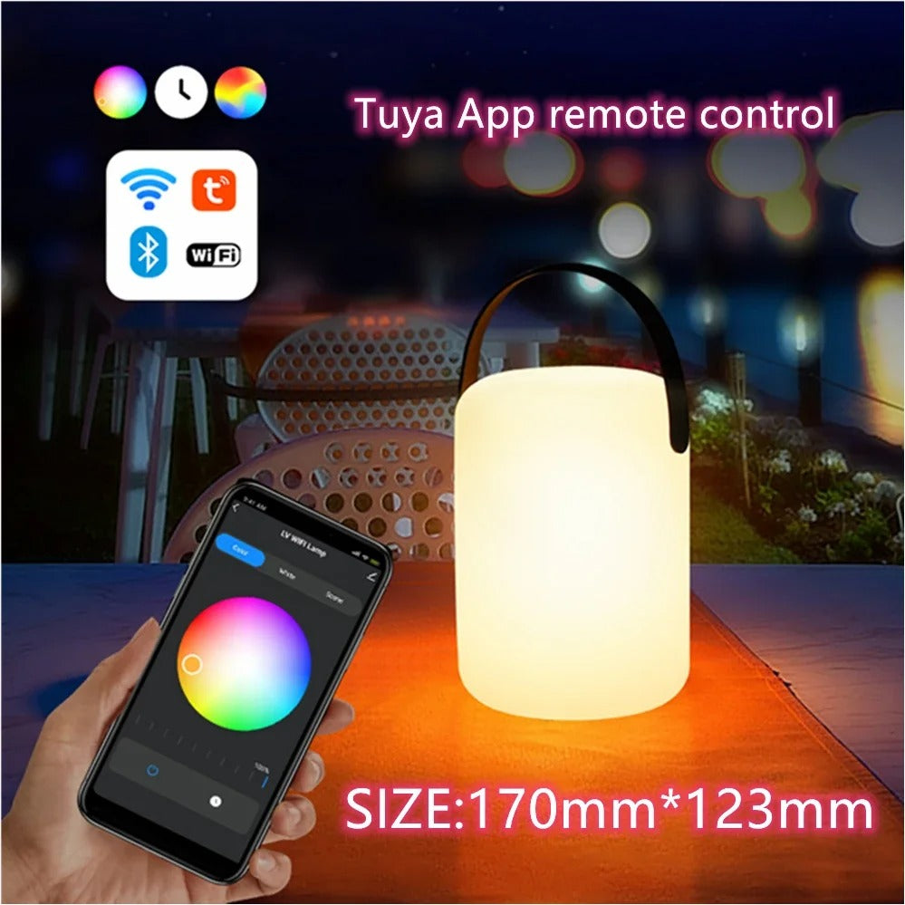 LuminaFusion Lamp – Portable Waterproof Cordless Table Lamp with Remote Control | Kalsten